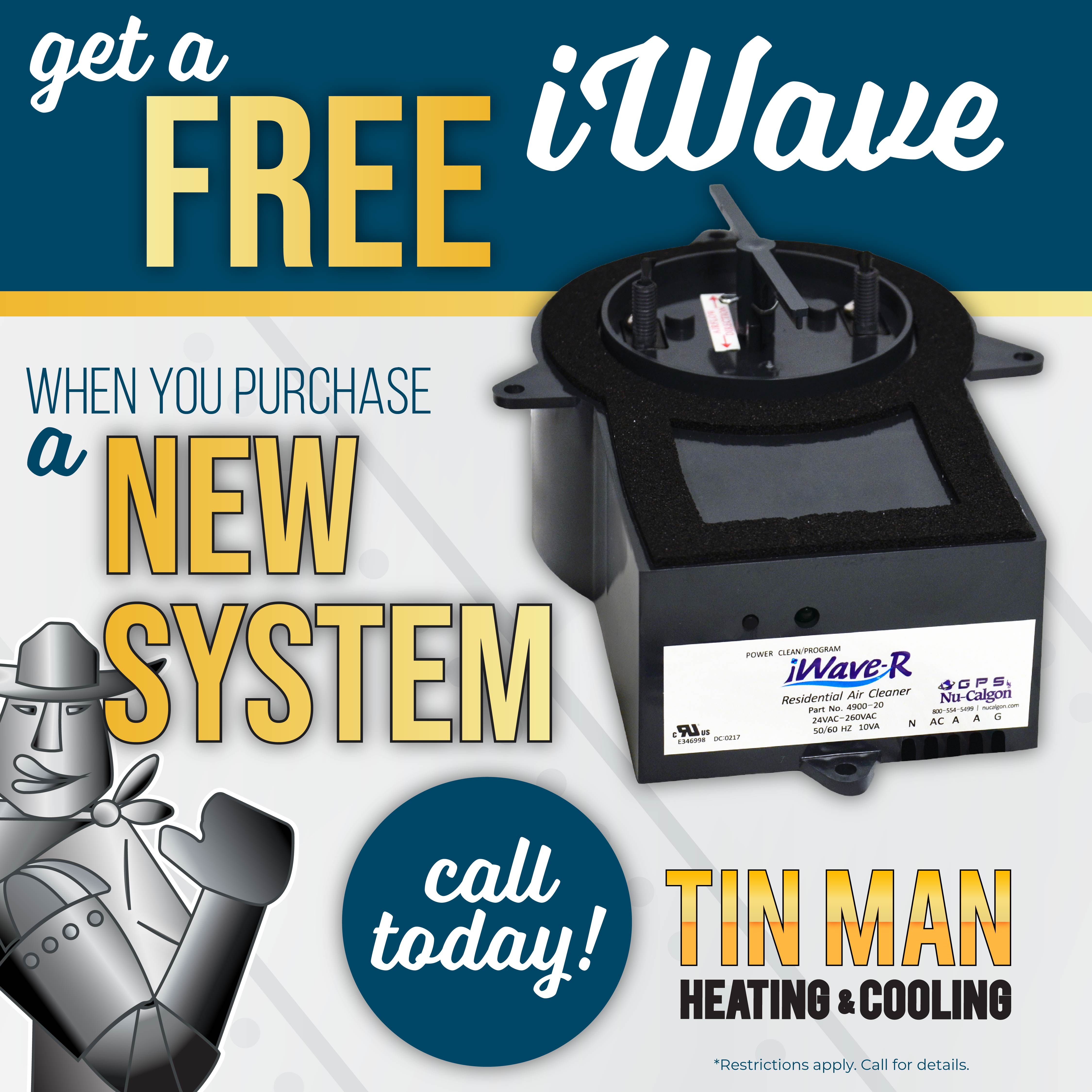 Call Tin Man Heating and Cooling, Inc. for Heat Pump today!