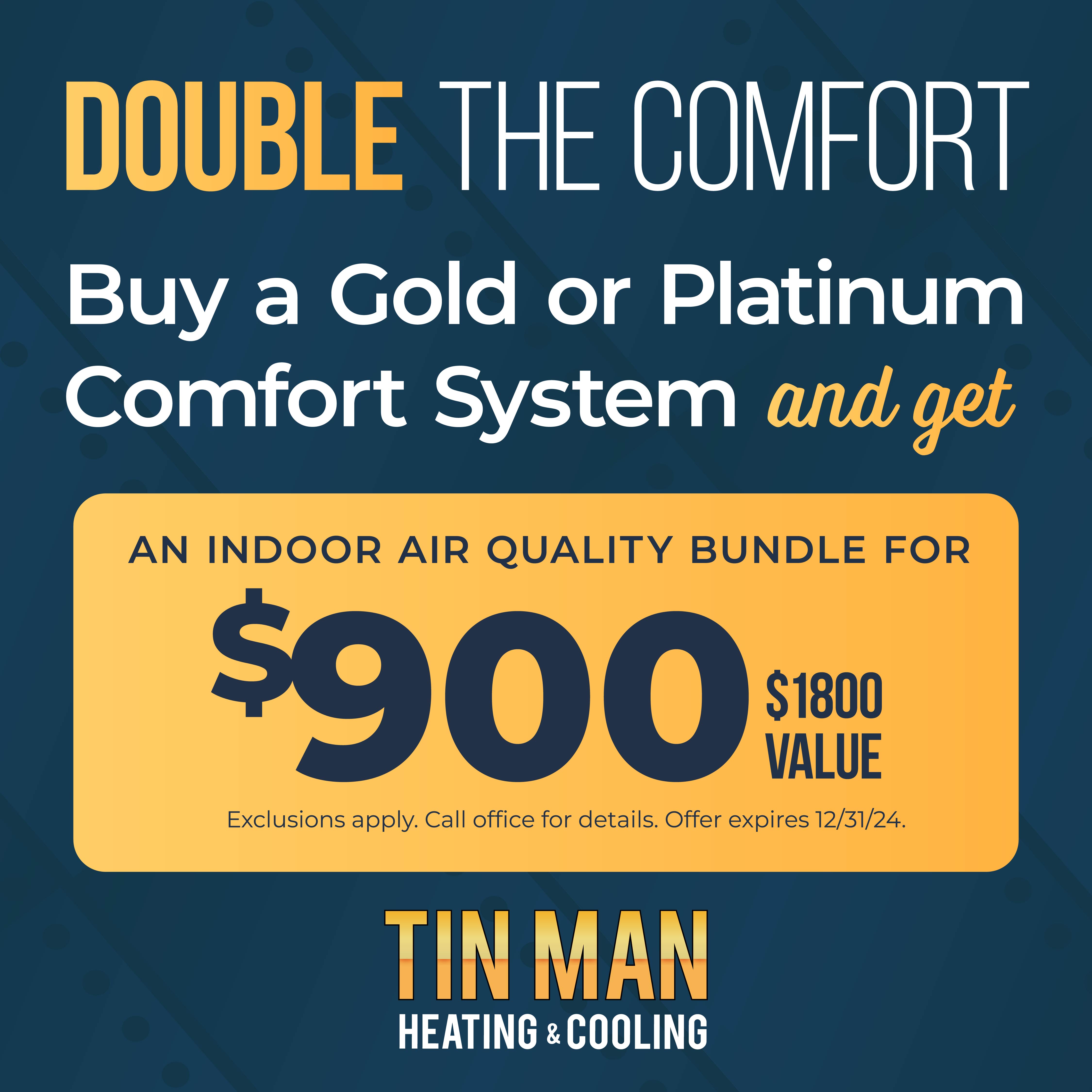 Call Tin Man Heating and Cooling, Inc. for Furnace today!